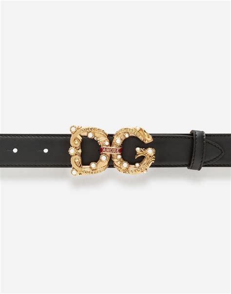 ceinture DG Amore à logo .